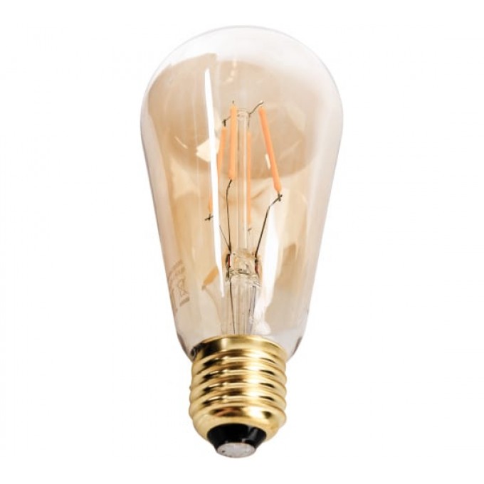 REV Лампа светодиодная REV LED FILAMENT VINTAGE, ST64, E27, 5 Вт, 2700 K, теплый свет 4652663